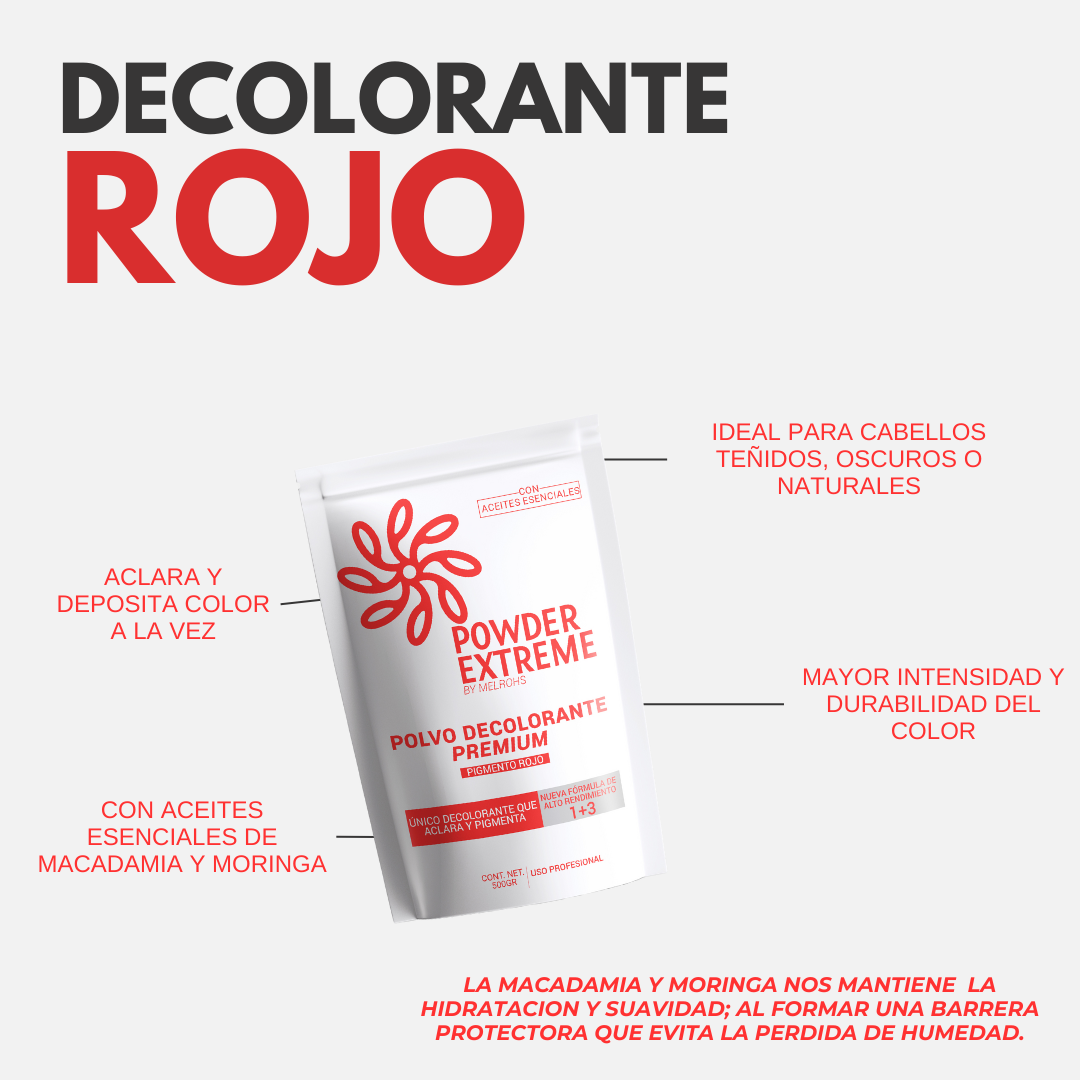 Decolorante Melrohs 500 gramos